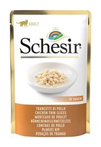 Schesir Tavuk Soslu Yetişkin Yaş Kedi Maması 85 gr