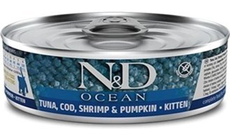 N&d Bal Kabağı Balık Karides Yetişkin Yaş Kedi Maması 3x80 gr