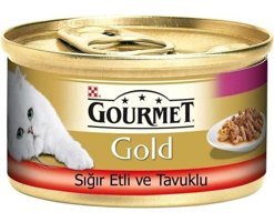 Purina Gourmet Gold Tavuk Sığır Eti Yetişkin Yaş Kedi Maması 85 gr