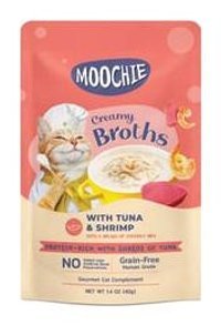 Moochie Creamy Broths Karides Çorba Yetişkin Yaş Kedi Maması 40 gr