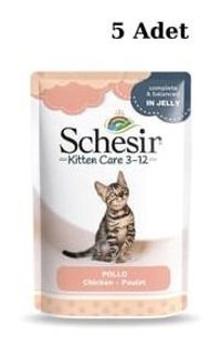 Schesir Kitten Care Tavuk Jöleli Yavru Yaş Kedi Maması 425 gr