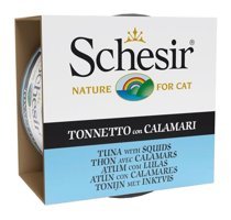 Schesir Kalamar Ton Balığı Jöleli Yetişkin Yaş Kedi Maması 85 gr