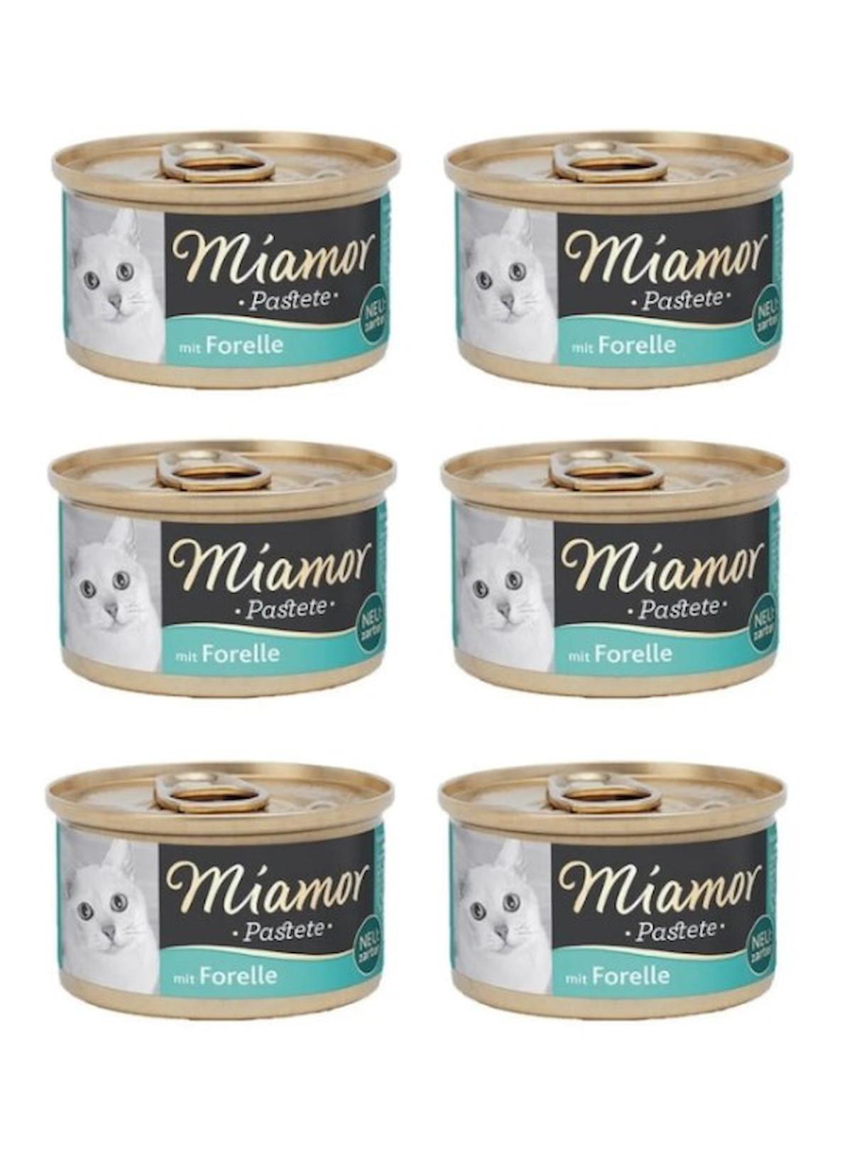 Miamor Alabalık Yetişkin Yaş Kedi Maması 6x85 gr