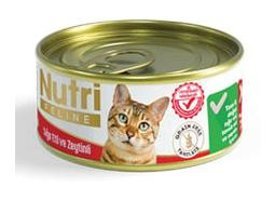 Nutri Feline Sığır Eti Yetişkin Yaş Kedi Maması 64x85 gr