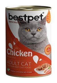 Bestpet Tavuk Jöleli Yetişkin Yaş Kedi Maması 400 gr