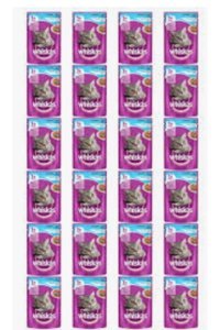 Whiskas Ton Balığı Jöleli Yetişkin Yaş Kedi Maması 48x85 gr