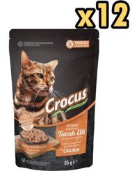 Crocus Tavuk Jöleli Yetişkin Yaş Kedi Maması 12x85 gr
