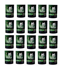 Reflex Plus Tavuk Parça Etli Soslu Yetişkin Yaş Kedi Maması 20x100 gr