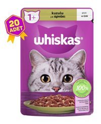 Whiskas Kuzu Eti Jöleli Yetişkin Yaş Kedi Maması 10x85 gr