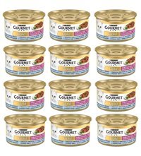Purina Gourmet Gold Okyanus Balığı Yetişkin Yaş Kedi Maması 12x85 gr
