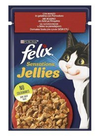 Purina Felix Sensations Havuç Tavuk Yetişkin Yaş Kedi Maması 85 gr