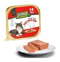 Jungle Pate Dana Eti Yetişkin Yaş Kedi Maması 100 gr