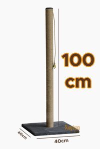 Kayton Oyuncaklı 100 cm Kedi Tırmalama Direği