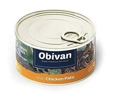 Obivan Tahılsız Tavuk Yetişkin Yaş Kedi Maması 24x80 gr