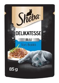 Sheba Delikatesse Ton Balığı Jöleli Yetişkin Yaş Kedi Maması 12x85 gr