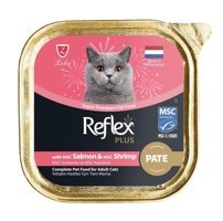 Reflex Plus Somonlu Kıyılmış Yetişkin Yaş Kedi Maması 85 gr
