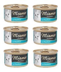 Miamor Pastete Ton Balığı Yetişkin Yaş Kedi Maması 6x85 gr