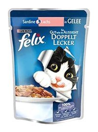 Purina Felix Somonlu Yetişkin Yaş Kedi Maması 12x100 gr
