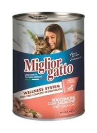 Miglior Gatto Somonlu Yetişkin Yaş Kedi Maması 24x405 gr