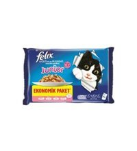 Purina Felix Junior Tavuk Yavru Yaş Kedi Maması 4x85 gr