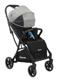 Yoyko Max Katlanabilir Tek Elle Kapanan Puset Kabin Tipi Bebek Arabası Gri Siyah