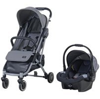 Prego Covi Çift Yönlü Katlanabilir Tek Elle Kapanan Travel Sistem Bebek Arabası