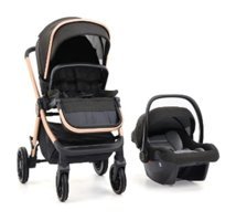 Duux Pro Max Çift Yönlü Katlanabilir Tek Elle Kapanan 360 Derece Dönen Tam Yatar Travel Sistem Kabin Tipi Bebek Arabası