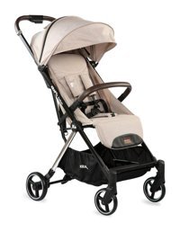 Kraft Podium Katlanabilir Tek Elle Kapanan Bebek Arabası Bej