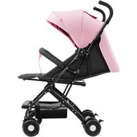Hallow t 78 Katlanabilir Tam Yatar Travel Sistem Bebek Arabası Pembe