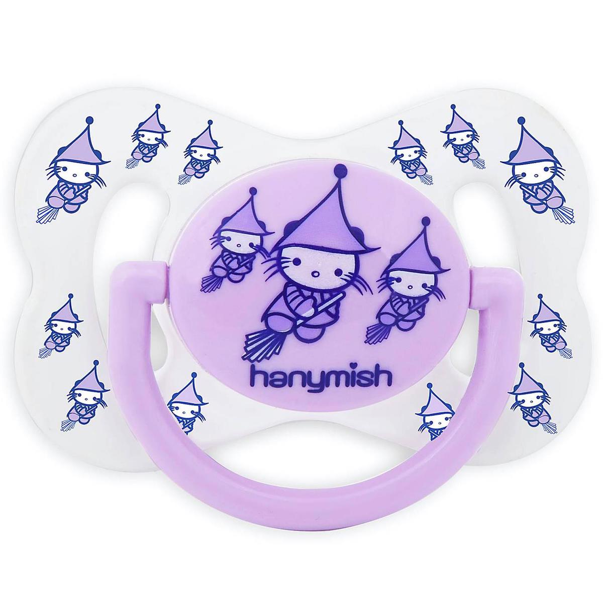Hanymish Cute 6-18 Ay Ortodontik Damaklı Silikon Emzik Mor