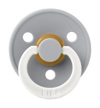 Bibs Colour 6 Ay+ Ortodontik Kiraz Uçlu Kauçuk Emzik Gri