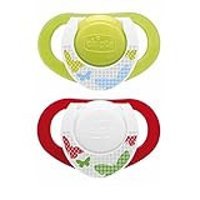 Chicco 4 Ay+ Ortodontik Kiraz Uçlu Damaklı Kauçuk Emzik Çok Renkli