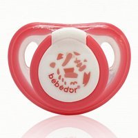 Bebedor 6-18 Ay Kiraz Uçlu Damaklı Silikon Emzik Pembe