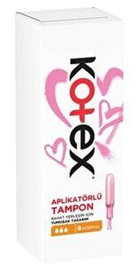 Kotex Normal Aplikatörlü Tampon 8'li