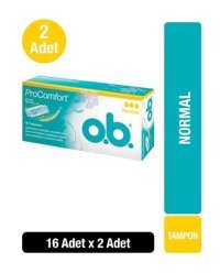O.B. Silk Touch Cover Normal Tampon 16'lı