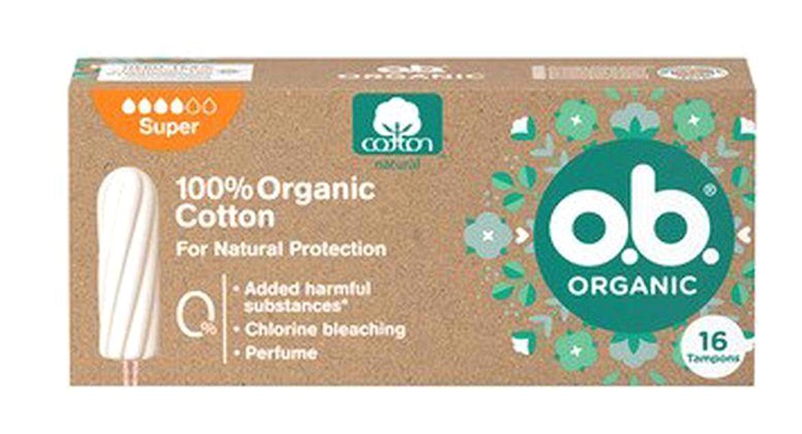 O.B. Organic Süper Tampon 16'lı