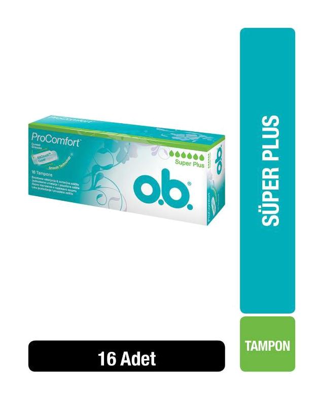O.B. Silk Touch Cover Süper Plus Tampon 16'lı