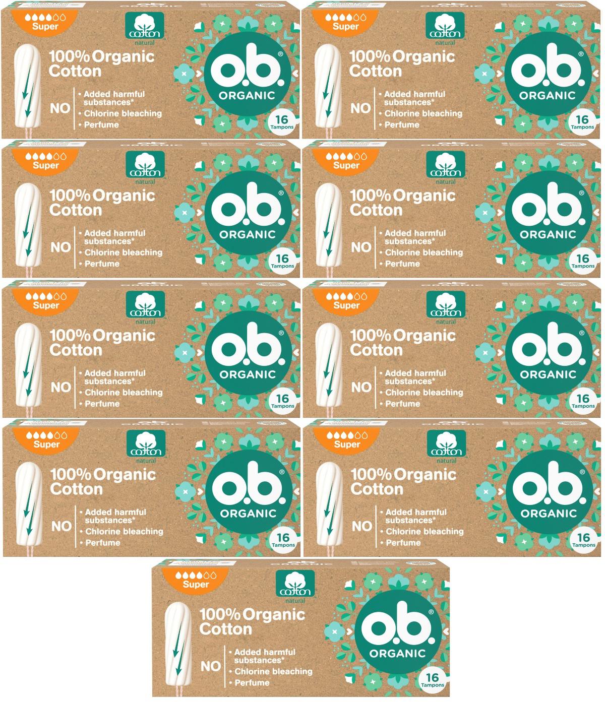 O.B. Organic Süper Tampon 9x16'lı