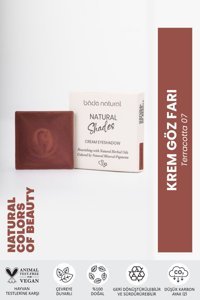 Bade Natural Doğal Terracotta 07 Toz Simli Işıltılı Tekli Göz Farı