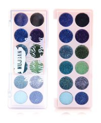 Mujgan Blue Berry Mavi Toz Simli Glitter Far Paleti