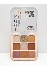 Roesıa Rose Cosmetics Rose Look Kup Toz Simli Işıltılı Mat Saten Far Paleti