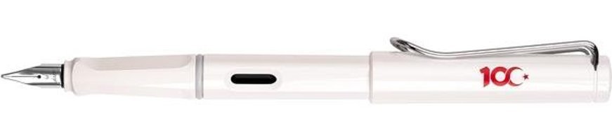 Lamy Safari 100.Yıl Baskılı Beyaz 19B-M-100 Dolma Kalem