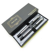 Wings Twin Deluxe Dr361 Parlak Krom Puantiyeli Dolma Kalem