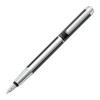 Pelikan Pura P40 Gümüş-Siyah Dolma Kalem