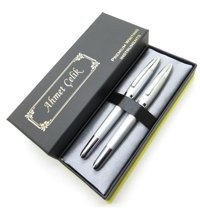 Wings Twin Dr318 Mat Krom Balıksırtı Dolma Kalem