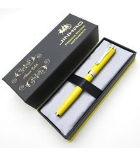 Jinhao Mavi Taşlı Tam Metal Sarı Dolma Kalem