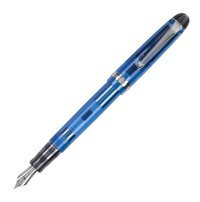Pilot Custom 74 Transparent Mavi 14K Altın M Uç Dolma Kalem
