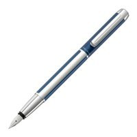Pelikan Pura P40 Gümüş-Mavi Dolma Kalem