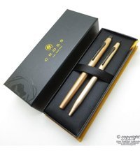 Cross At0087-123 Desenli Pvd Kaplama Rose Gold Dolma Kalem