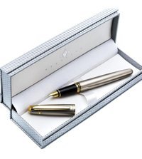 Steelpen Saten Altın Dolma Kalem